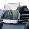 S10kc Faltbarer Bildschirm, kabelloses Auto-Ladegerät, Handyhalter, geeignet für Xiaomi, Huawei, Samsung S23, Zflip 4, 3