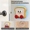 1PC toast silent anti-collision sticker anti-clamp artifact door handle anti-collision pad behind the door to eliminate closing noise cute decoration