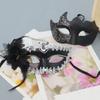 Prom Costume Mask Comfortable Painted Masquerade Mask Feather Flower Mask Elegant For Dances Masquerades Parties