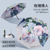 High-value original meteor umbrella Sun umbrella Women's high-end sunscreen umbrella Small and lightweight thickened vinyl 50 +