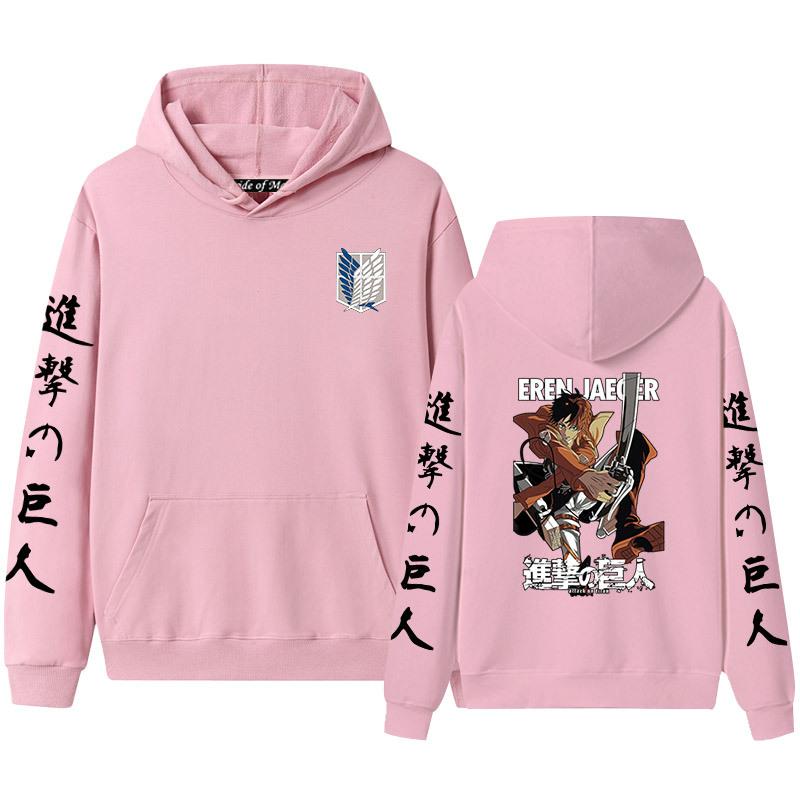 Мужские и женские толстовки с капюшоном и толстовки для пар Advancing Giant Alan Yeager — фото 19