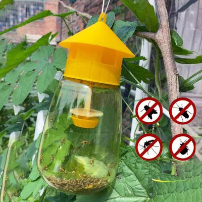 Meyve Sineği Tuzağı Dış Mekan Asılı Drosophila Tuzağı Yeniden Kullanılabilir Meyve Sinekleri Yakalayıcı Kavanoz Kavun Sineği Tuzağı Meyve Bahçesi Sebze Bahçesi için