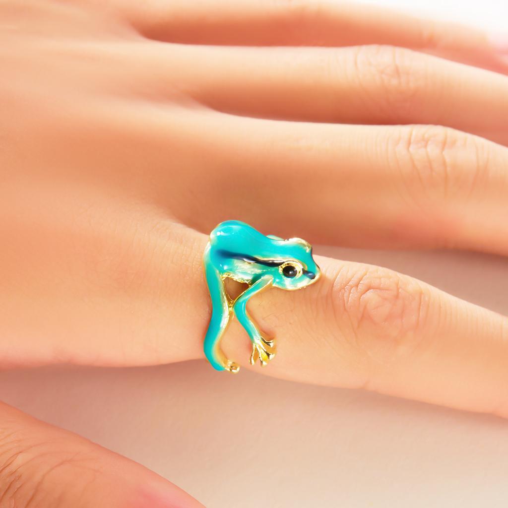 Creative Cute Animal Frog Toad Dangle Earrings For Women Funny Green Frog Ear Piercing Studs Earring Christmas Festival Jewelry