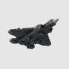 Moc Construction Blocks 294 Pieces F-22 Raptor Fighter Jet Lockheed Martin Aircraft Children'S Assembly Model Plaything Present