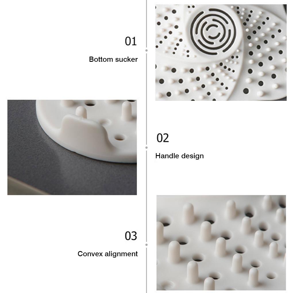 Anti-blocking Hair Catcher Stopper Shower Floor Drain Cover Bathroom Kitchen Sink Strainer Filter