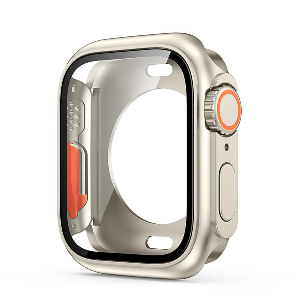 Coque Protection Écran pour Apple Watch Cover 46mm 42mm 45mm 44mm 41mm 40mm Pare-chocs Protecteur Dur en PC pour Iwatch 11 10 9 8 7 6 5 SE