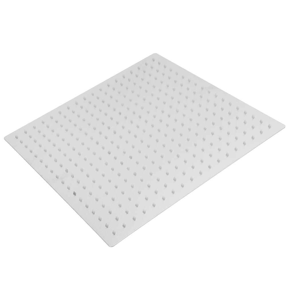 16 Zoll Regendusche Duschkopf Edelstahl Hochdruck Duschsprühkopf G1/2 Gewinde 360 Grad