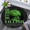 Billie Eilish Pattern Round rug,Carpet Rug for Living Room Bedroom Playroom ,Non-slip Floor Mat,Holiday Gifts and Birthday Gifts.