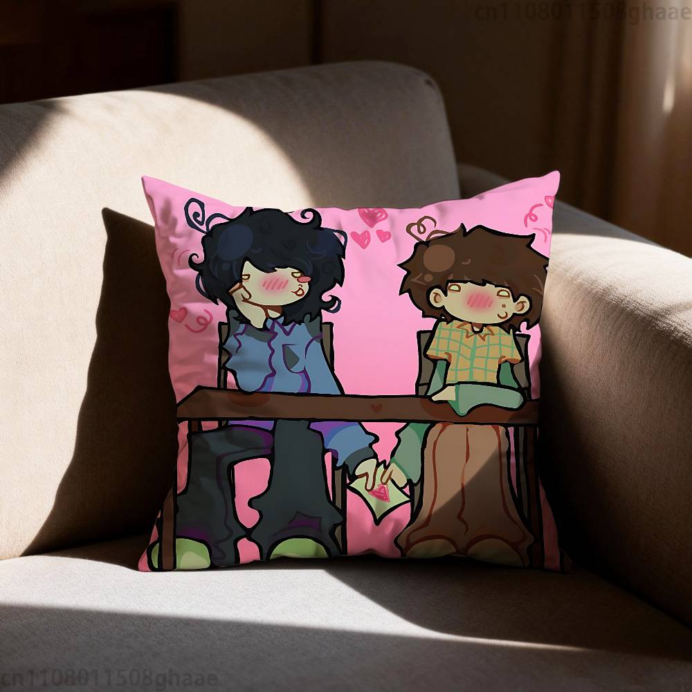Will Mike Onewheatmark Kissenbezug Sofa Wohnzimmer Schlafzimmer Kopfteil Rückenlehne Kissen Quadratisches Kissen Nickerchenzeit