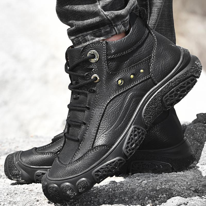 Модные мужские ботинки по щиколотку — фото 4