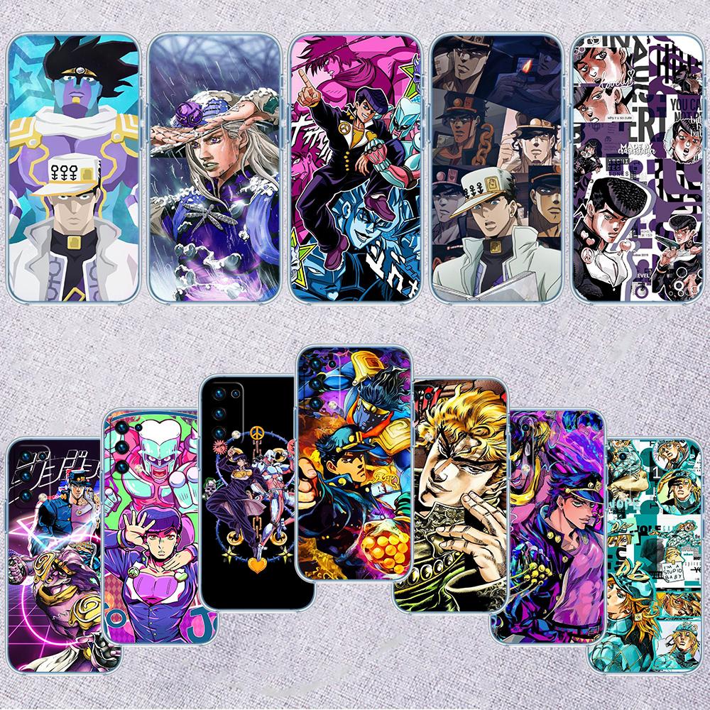 BH31 JoJo's Bizarre Adventure Transparent Phone Case for Motorola Moto G7 G8 G9 G84 G85 G73 G24 G15 Z2 Play Power Plus