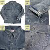 Hanes Stretch Denim Sizes and LL Men's Jacket, M, L, (JP, Alphabet, M, Navy)