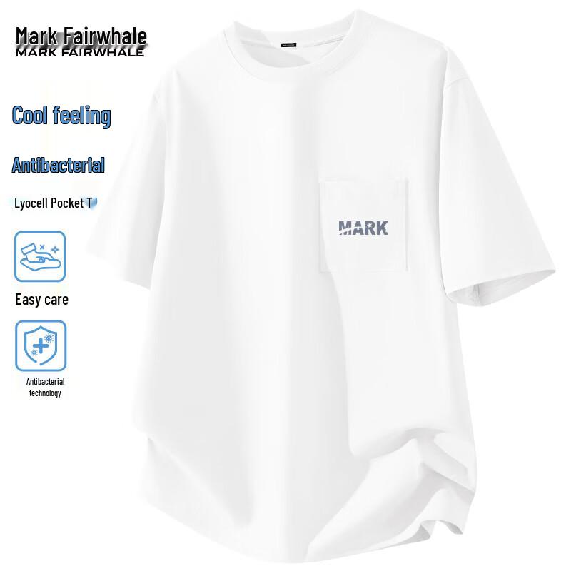 

Mark Fairwhale Men s Korean Style Cooling Short Sleeve T-Shirt L
