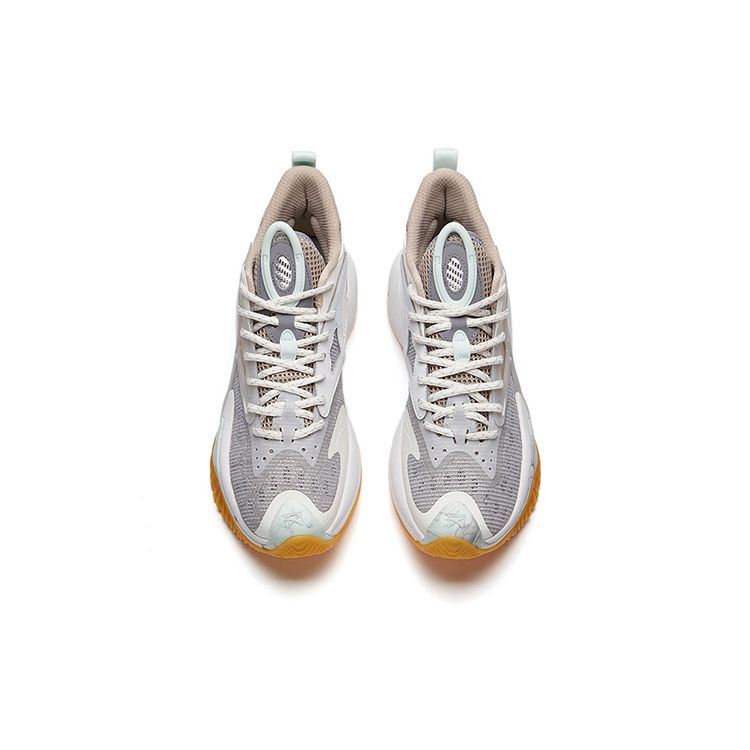 Anta Crazy Tide 3 Durable Non-Slip Low-Top Basketball Shoes Men Sneakers Gray 112131601-6