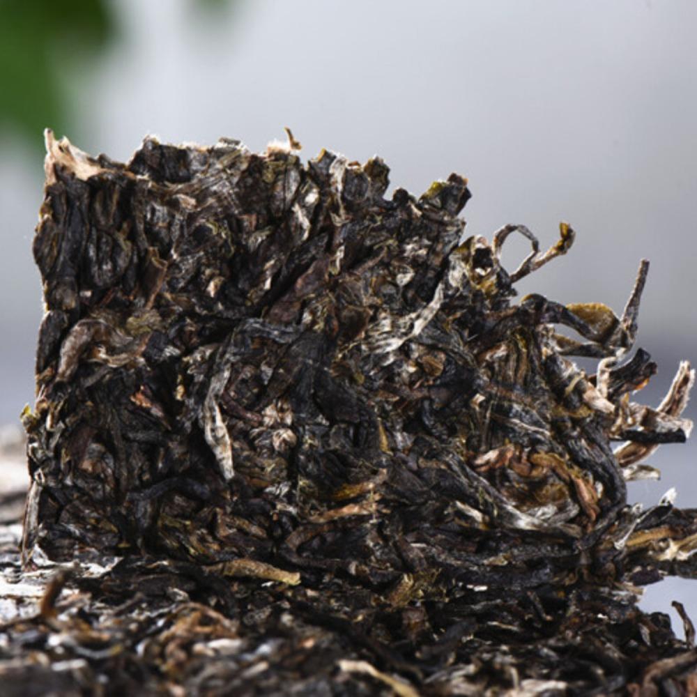 Yunnan Green Tea Spring Raw Pu-erh Old Tree Brick 250g