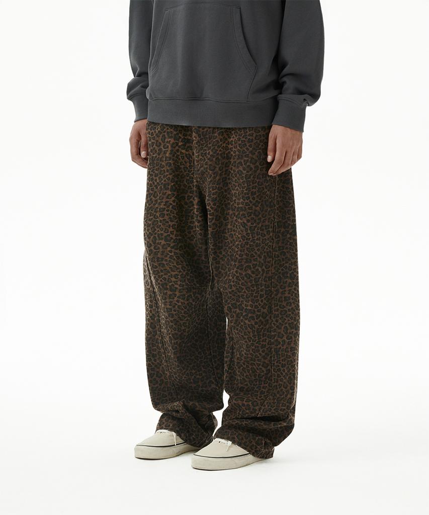 MAHAGRID Curved Leopard Pant Brown(Mg2Ffmpa10A)