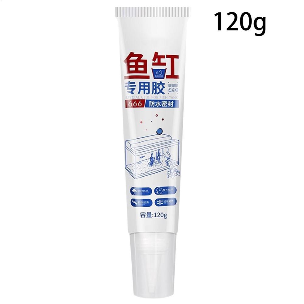 Fish Tank Sealant Waterproof Silicone Sealant Strong Adhesion Safe Adhesive Glue Sealers Transparent Waterproof for Sink Bathtub