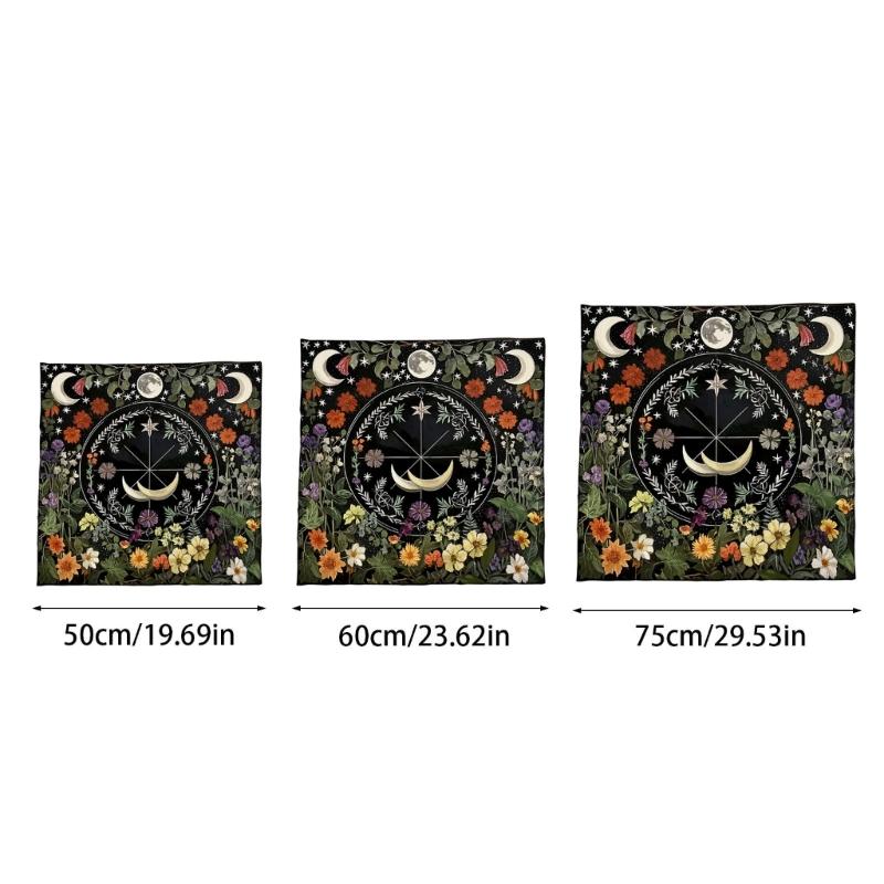 Divinations Tablecloth Card Mat Table Cover Astrological Oracles Pad Tarots Table Cloth Altars Cloth Board Game Pad