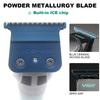 VGR Ice Technology Brushless Motor 8000RPM Metal Body Professional Hair Trimmer for Barber Haircut Machine Oil Head Clipper V-946 with LCD Display