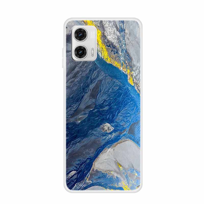 For Moto G73 5G Case E13 G72 Soft Silicone Marble Clear Phone Cover for Motorola MOTO G72 MotoE13 E 13 TPU Coque Capas G73 5G