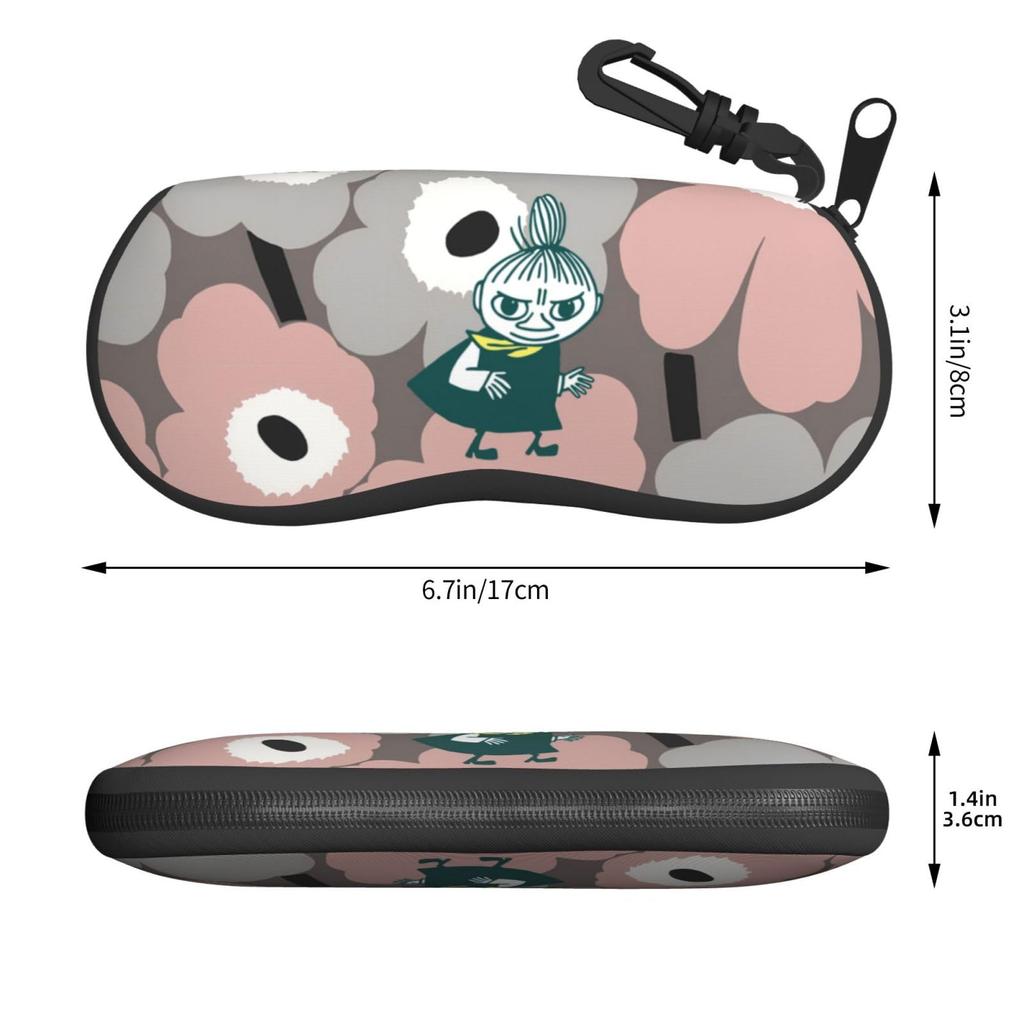 Asamike Eyeglasses Nordic Fairy Tale Little My Fairy Simple Perfect for Travel and Business Trips Pouch/Case, Design, Unisex, Men's/Women's,