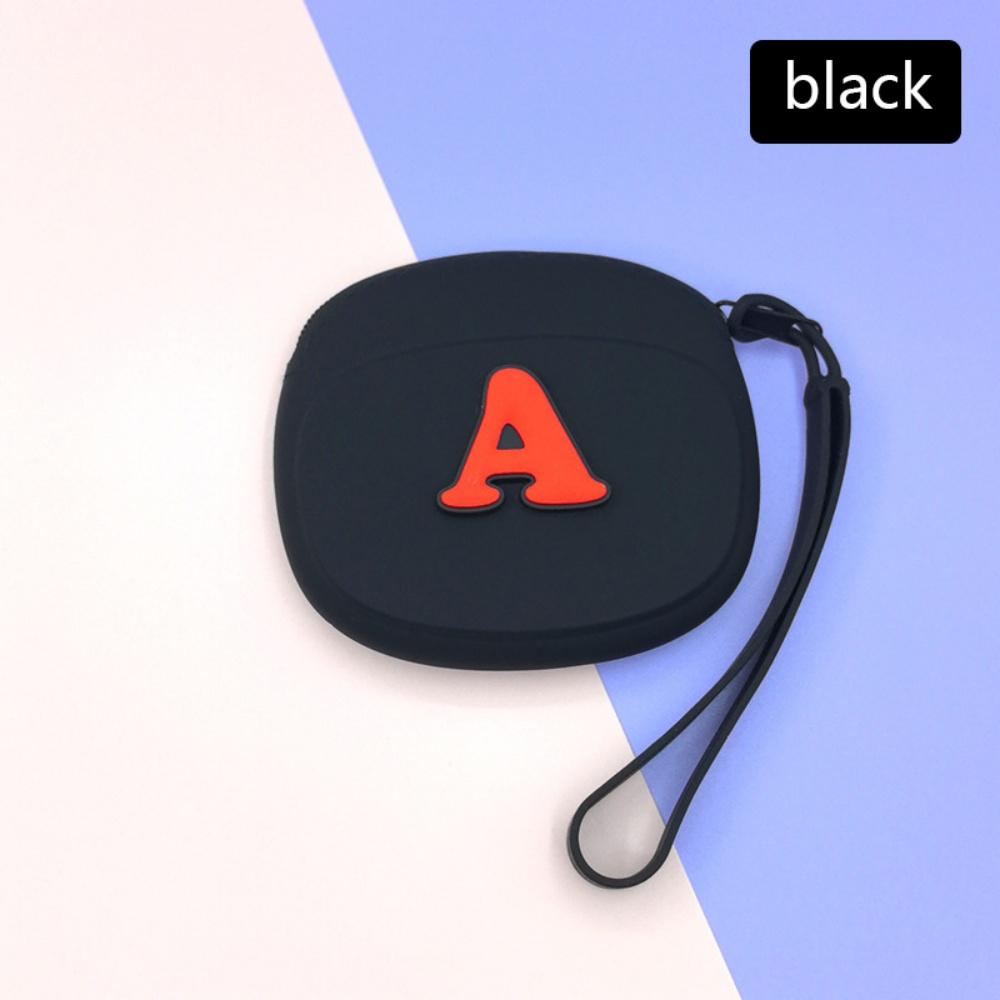 

Letter Storage Bag Silicone Coin Purse Wallet with Lanyard Portable Data Cable Earphone Organizer Key Pouch Waterproof Wallets