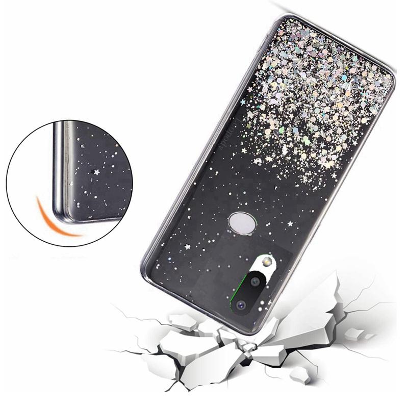 Bling Glitter pouzdro na telefon pro samsung galaxy A10S A 10S A 10 S A107F A107M Silicon Soft Full Cover Pro samsung A10 S Zadní kryt