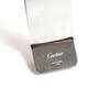Very Good Cartier Money clip C de Cartier Decor Logo engraved Silver mens Used