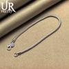 925 Sterling Silver 3MM Snake Chain Bracelet Fashionable Wedding Jewelry