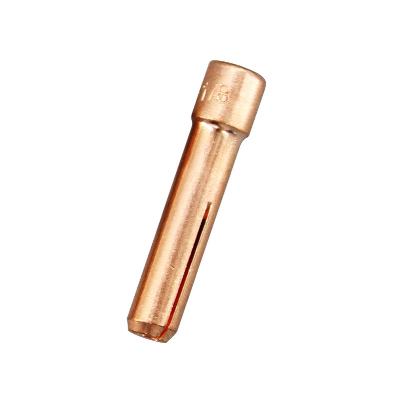 WP17/18/26 Argon Arc Welding Gun Tungsten Electrode Holder - High Conductivity, Thickened Purple Copper with High Temperature Resistance.