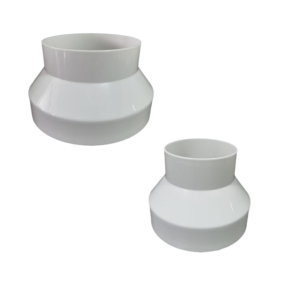 Duct Reducer for Vent System Havc Pipe Connector Air Duct Adapter Pipe Fitting for Home Kitchen Bathroom Apartment Offices