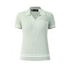 Fila Tennis Fashion Simple Classic Retro Tennis Sports Casual Versatile Comfortable Striped Knitted Short Sleeve Top Women Tops A11W623401FGN