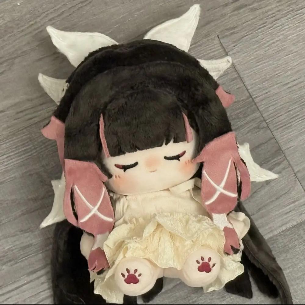 20cm Columbina Plushies Genshin Impact Columbina Stuffed Toys Doll Cotton Doll Cute Dress Up Plush Decoration Figures Gifts