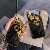 Brave Golden Rooster For Samsung A 31 32 A33 A34 35 14 A15 13 A16 25 26 50 52 53 54 55 56 70 71 72 73 Golden glass phone case
