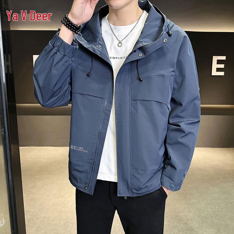 

Yalu Men s Hooded Casual Jacket 4XL