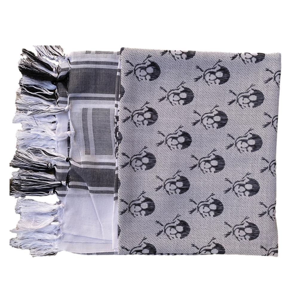 Religious Male Shemagh Scarf Arab Scarf Outdoor Tactically Turban Multi Purpose Head Wrap Cycling Dustproof Kerchief