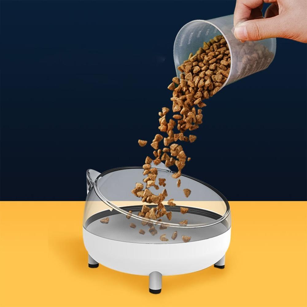Round Shape Hamster Food Dish Smooth Surface Cat Food Bowl Dog Food Dish  Cage Interior Use