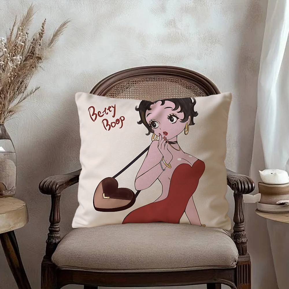 B-Betty-Cute-Boops Lucky Dragon pillow cover sofa cushion cover home room decoration children gift