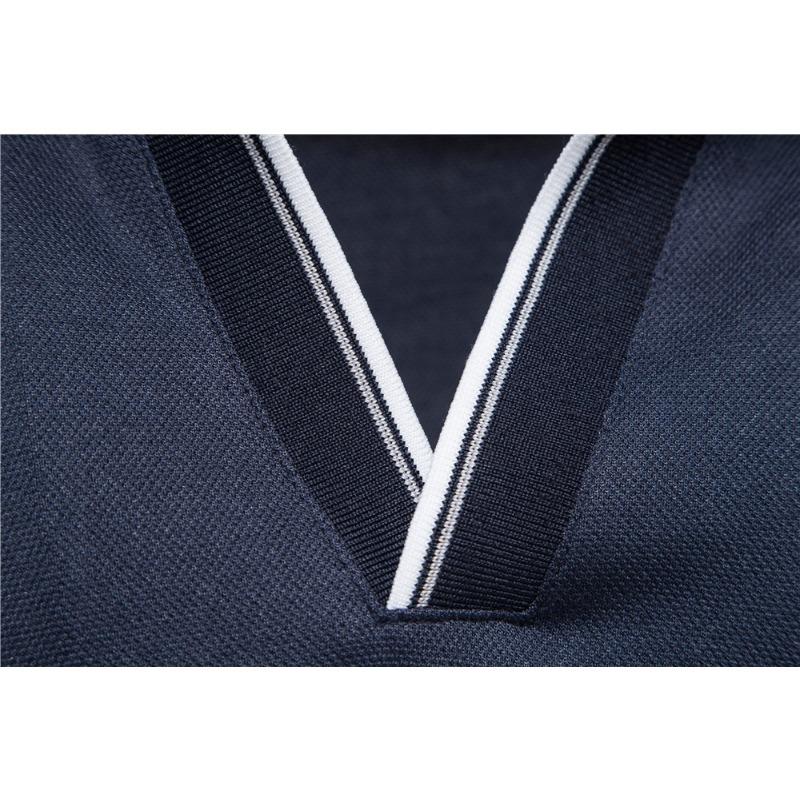 New Solid Color V-neck POLO Shirt for Spring and Summer