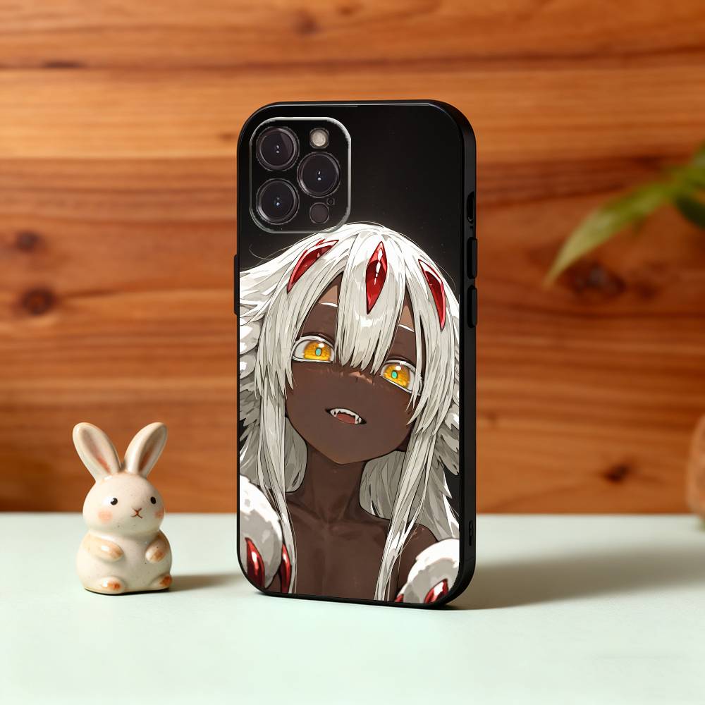 M-Made In A-Abyss Faputa Phone Case For iPhone17,16,15,14,13,12Plus,Pro Max,XS,5G Soft Silicone Black Cover