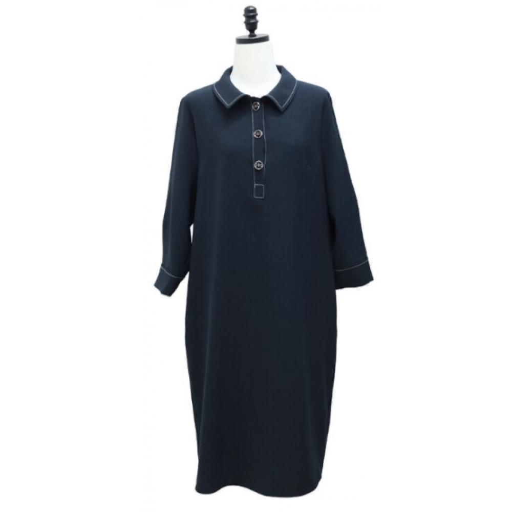 Shiz Madam N2668 Ruette Stitch Collar Dress
