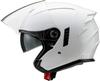 Marushin Jet Motorcycle Pearl XL MSJ2 1002116 JE-1 Helmet, White, (61-62cm),