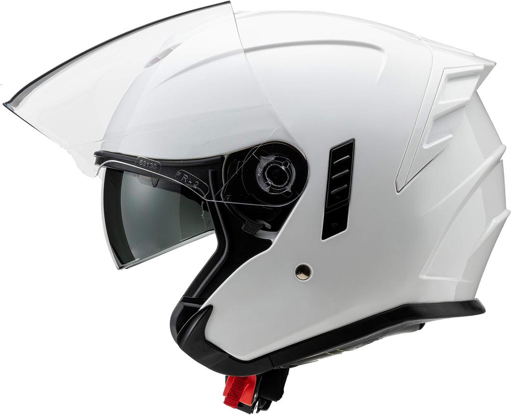 Marushin Jet Motorcycle Pearl XL MSJ2 1002116 JE-1 Helmet, White, (61-62cm),