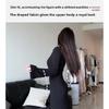 Black slim-fit square-neck French-style fishtail dress with inner slip dress for women, spring and autumn 2026 new model dress