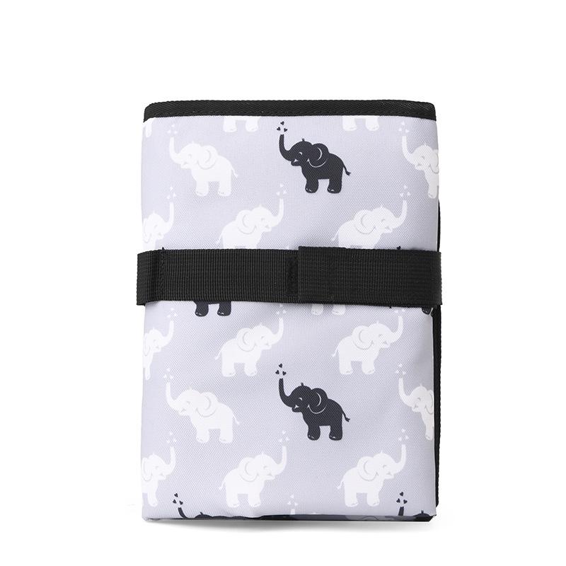 Multi-Purpose Foldable Diaper Bag with Waterproof Changing Pad