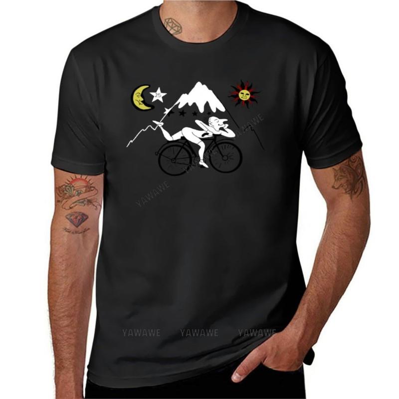 Cotton Men Tshirt Bicycle Day T-Shirt Plain T-shirt Plus Size Tops Tops Mens Graphic T-shirts Funny Tee-shirt for Boys