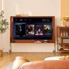Vintage Movable TV Cabinet with Push-Pull Design for Living Room or Bedroom