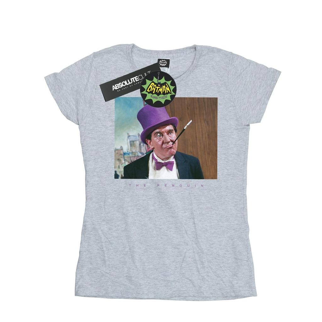 DC Comics Camiseta feminina/feminina de algodão da série de TV Batman The Penguin Photograph