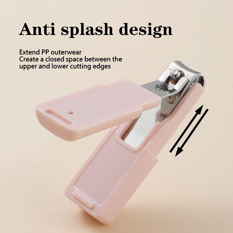 Xiaomi Portable Nail Clipper With Cover, Splash Proof, Single Nail Clipper, Household Nail Clipper, Nail Art And Manicure Tool