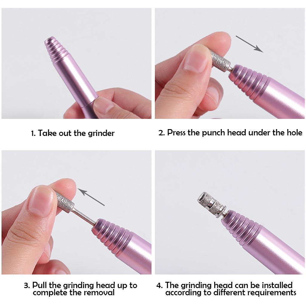 Nail Polishing Tool Portable  Speed  Electric Nail Drill Home Salon